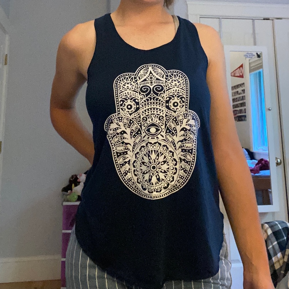 Hamsa hand tank top